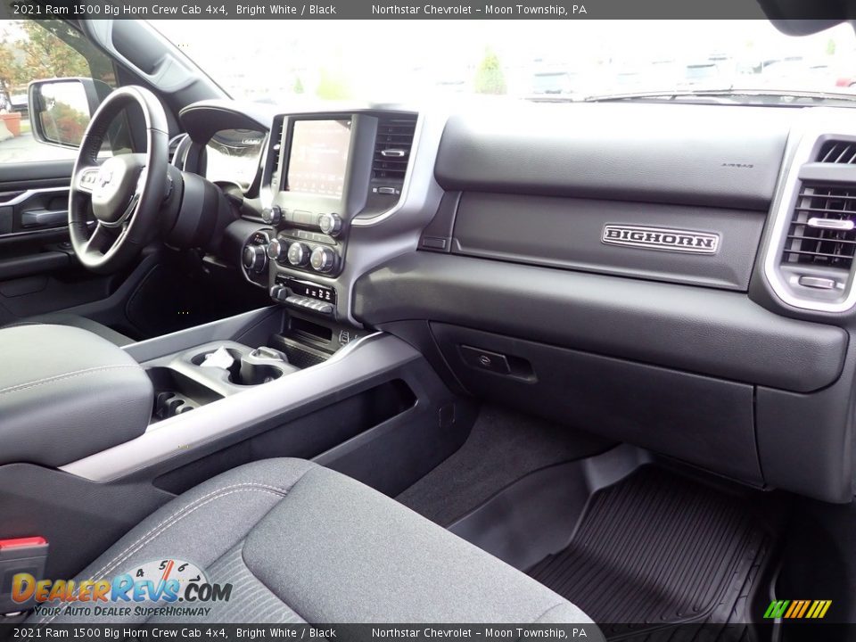 Dashboard of 2021 Ram 1500 Big Horn Crew Cab 4x4 Photo #14