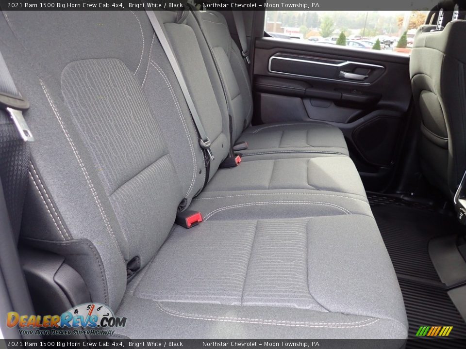 Rear Seat of 2021 Ram 1500 Big Horn Crew Cab 4x4 Photo #16