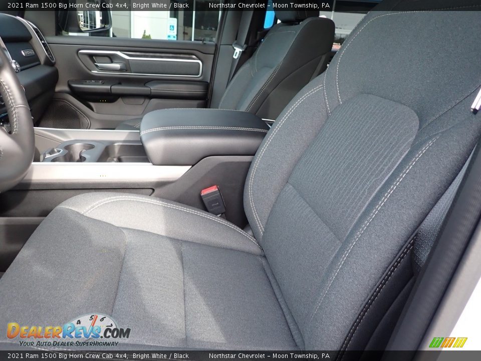 Front Seat of 2021 Ram 1500 Big Horn Crew Cab 4x4 Photo #18