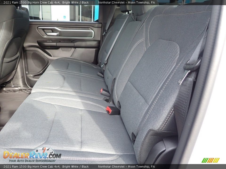 Rear Seat of 2021 Ram 1500 Big Horn Crew Cab 4x4 Photo #19