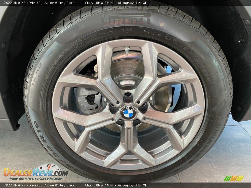 2022 BMW X3 xDrive30i Alpine White / Black Photo #3
