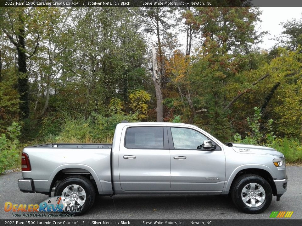 Billet Silver Metallic 2022 Ram 1500 Laramie Crew Cab 4x4 Photo #5