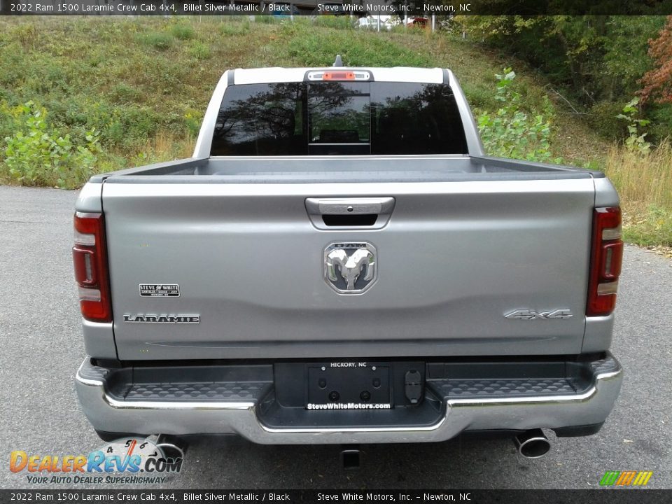 2022 Ram 1500 Laramie Crew Cab 4x4 Billet Silver Metallic / Black Photo #7