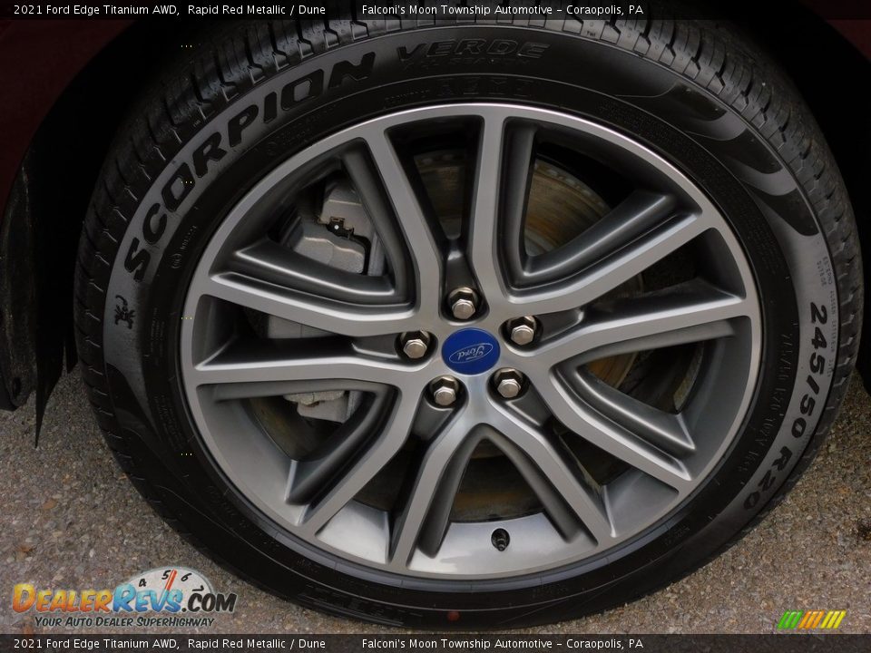 2021 Ford Edge Titanium AWD Wheel Photo #10