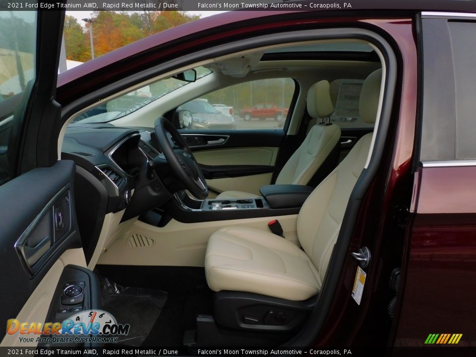 Dune Interior - 2021 Ford Edge Titanium AWD Photo #11