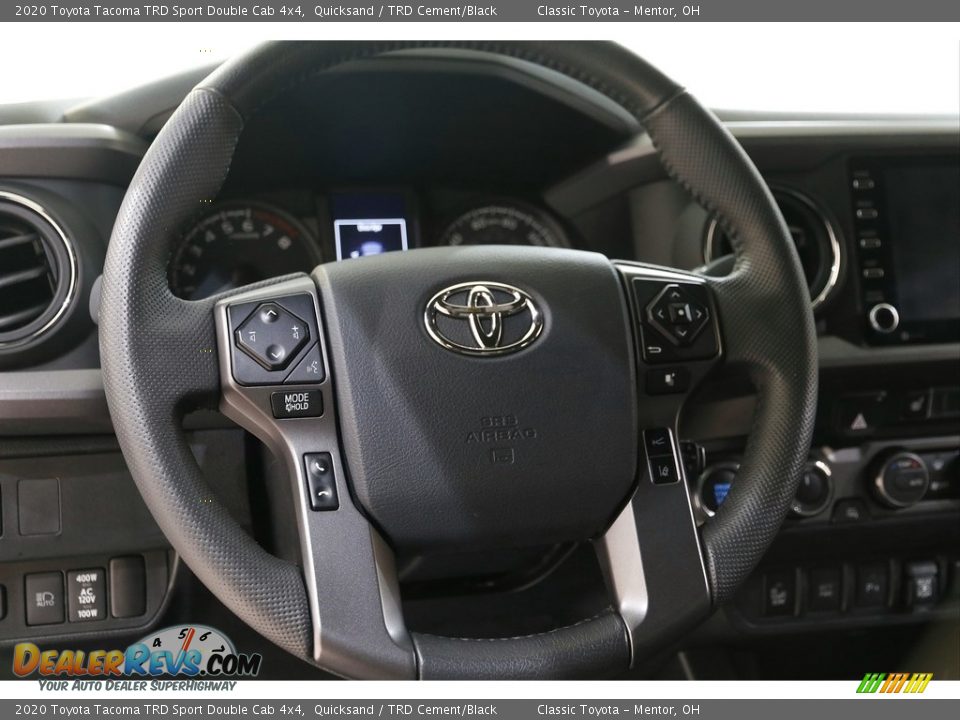 2020 Toyota Tacoma TRD Sport Double Cab 4x4 Quicksand / TRD Cement/Black Photo #7