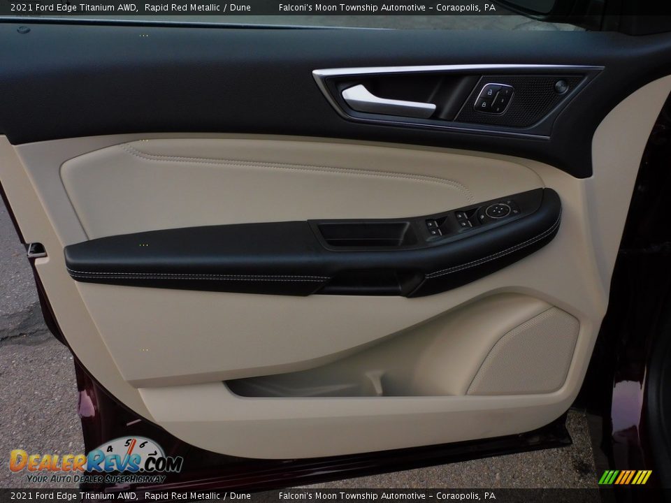 Door Panel of 2021 Ford Edge Titanium AWD Photo #14