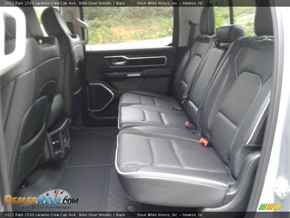 Rear Seat of 2022 Ram 1500 Laramie Crew Cab 4x4 Photo #13