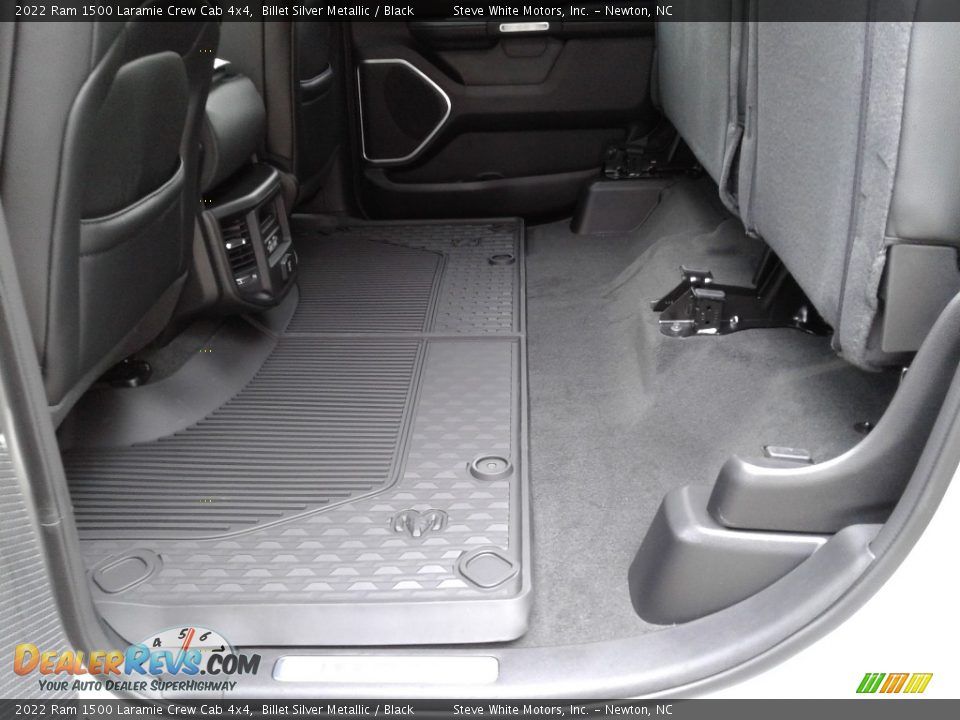 Rear Seat of 2022 Ram 1500 Laramie Crew Cab 4x4 Photo #14
