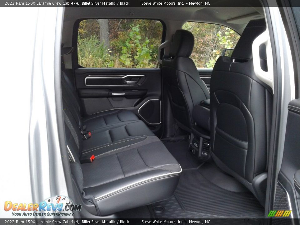 Rear Seat of 2022 Ram 1500 Laramie Crew Cab 4x4 Photo #15