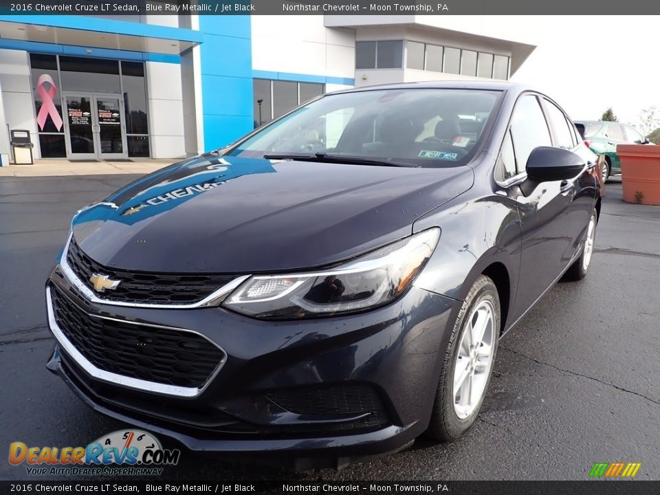 2016 Chevrolet Cruze LT Sedan Blue Ray Metallic / Jet Black Photo #2