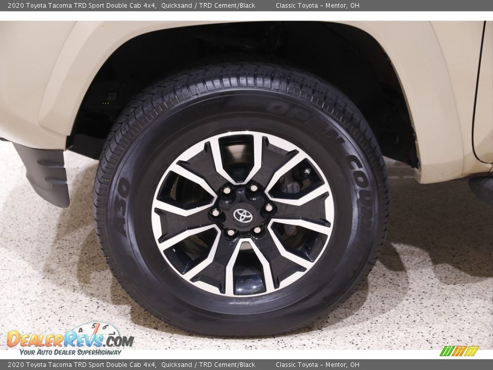 2020 Toyota Tacoma TRD Sport Double Cab 4x4 Quicksand / TRD Cement/Black Photo #20