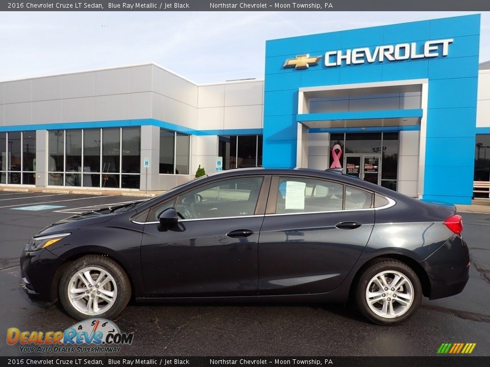 2016 Chevrolet Cruze LT Sedan Blue Ray Metallic / Jet Black Photo #3