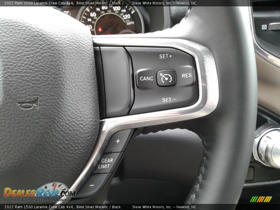 2022 Ram 1500 Laramie Crew Cab 4x4 Steering Wheel Photo #20