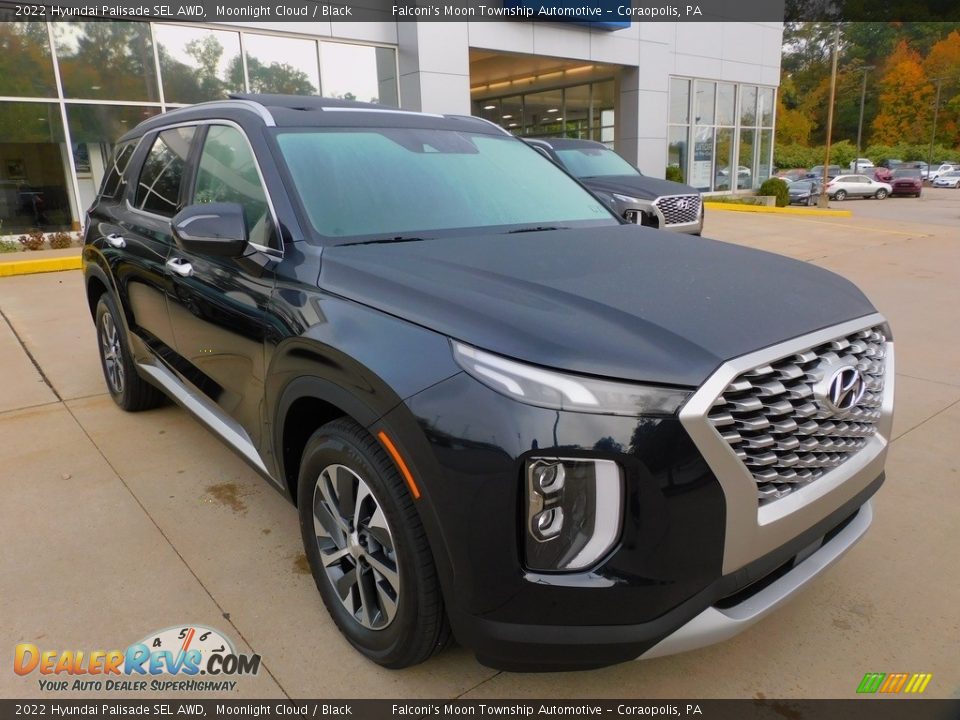 Front 3/4 View of 2022 Hyundai Palisade SEL AWD Photo #9