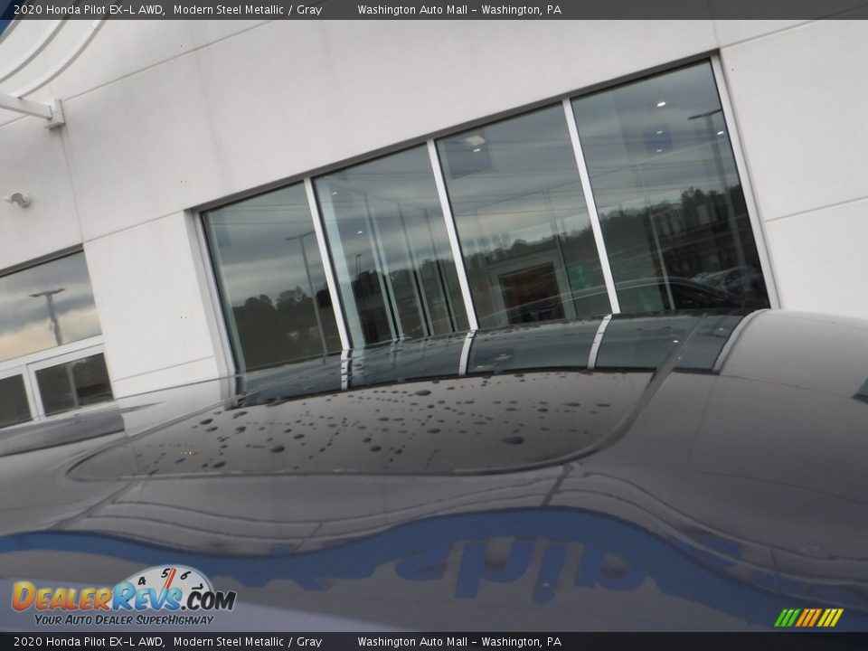 2020 Honda Pilot EX-L AWD Modern Steel Metallic / Gray Photo #4