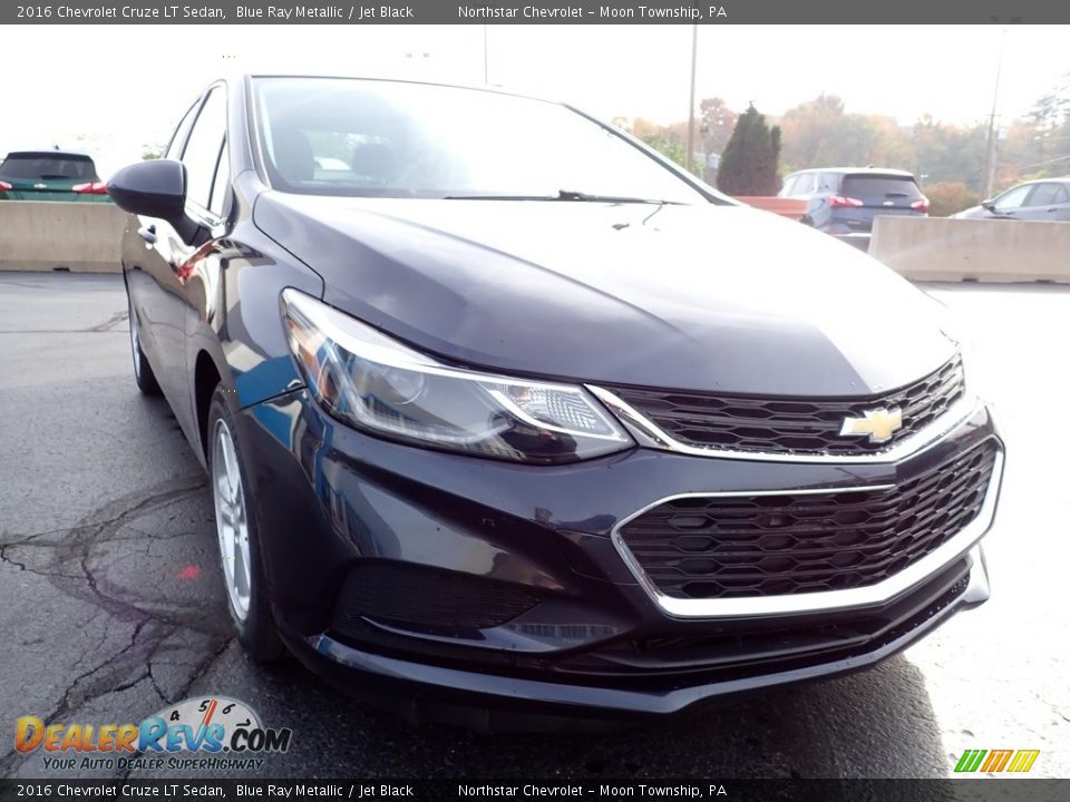 2016 Chevrolet Cruze LT Sedan Blue Ray Metallic / Jet Black Photo #12