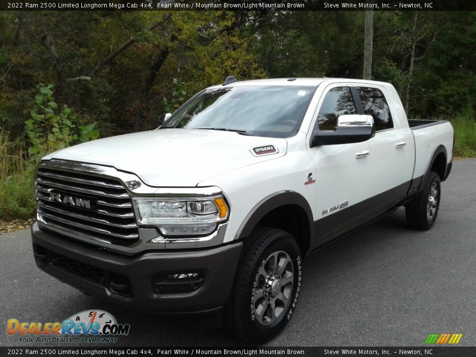 Front 3/4 View of 2022 Ram 2500 Limited Longhorn Mega Cab 4x4 Photo #2