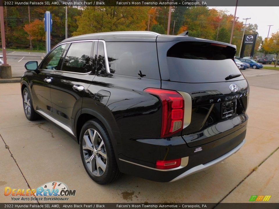 2022 Hyundai Palisade SEL AWD Abyss Black Pearl / Black Photo #5