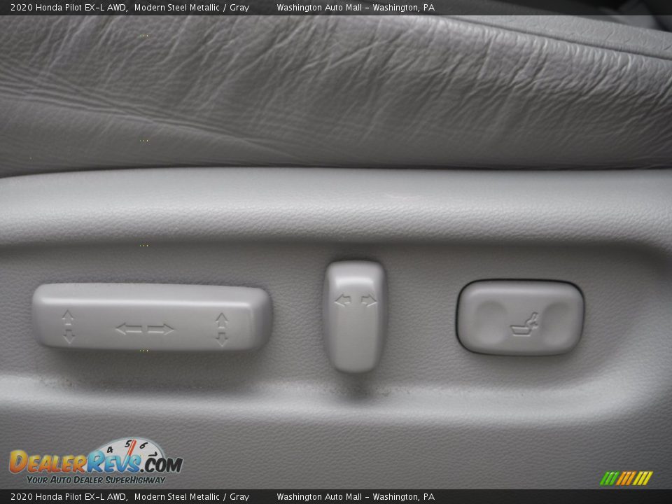 2020 Honda Pilot EX-L AWD Modern Steel Metallic / Gray Photo #16