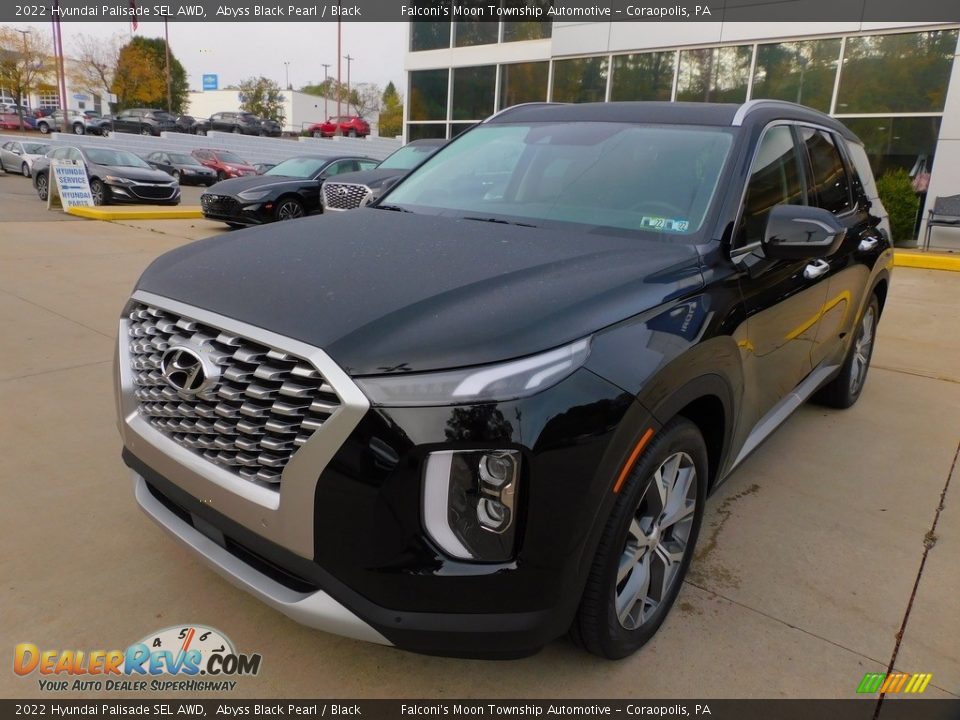 2022 Hyundai Palisade SEL AWD Abyss Black Pearl / Black Photo #7