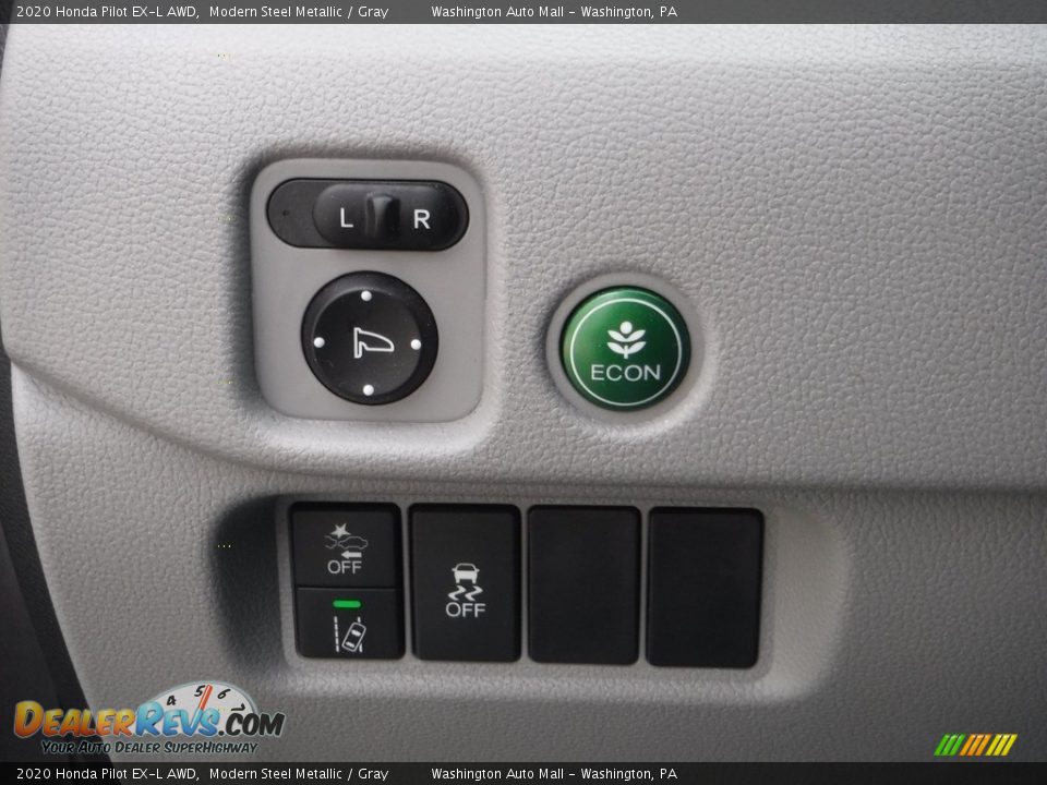 2020 Honda Pilot EX-L AWD Modern Steel Metallic / Gray Photo #18