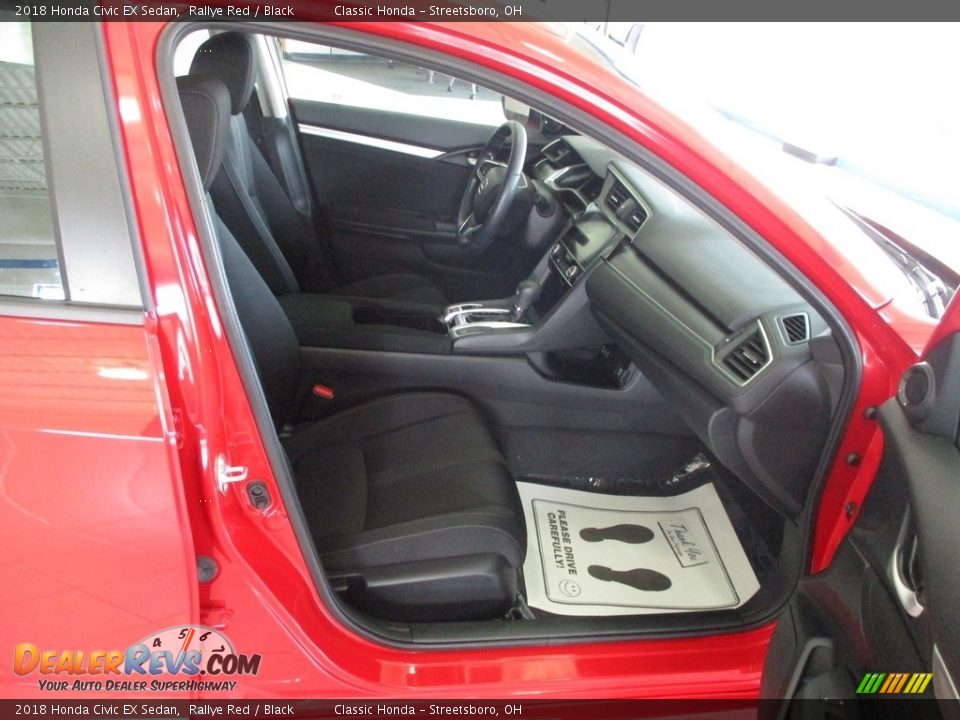 2018 Honda Civic EX Sedan Rallye Red / Black Photo #18
