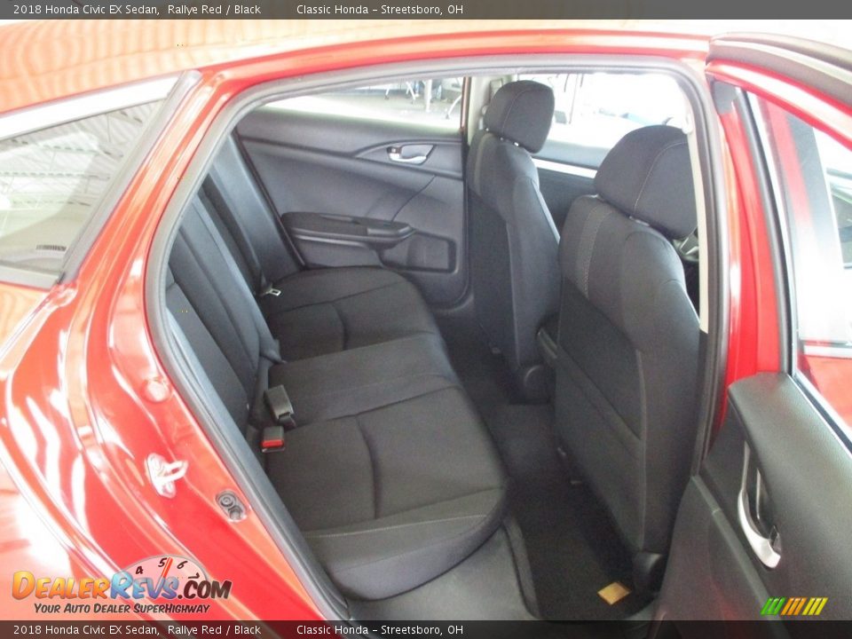 2018 Honda Civic EX Sedan Rallye Red / Black Photo #22