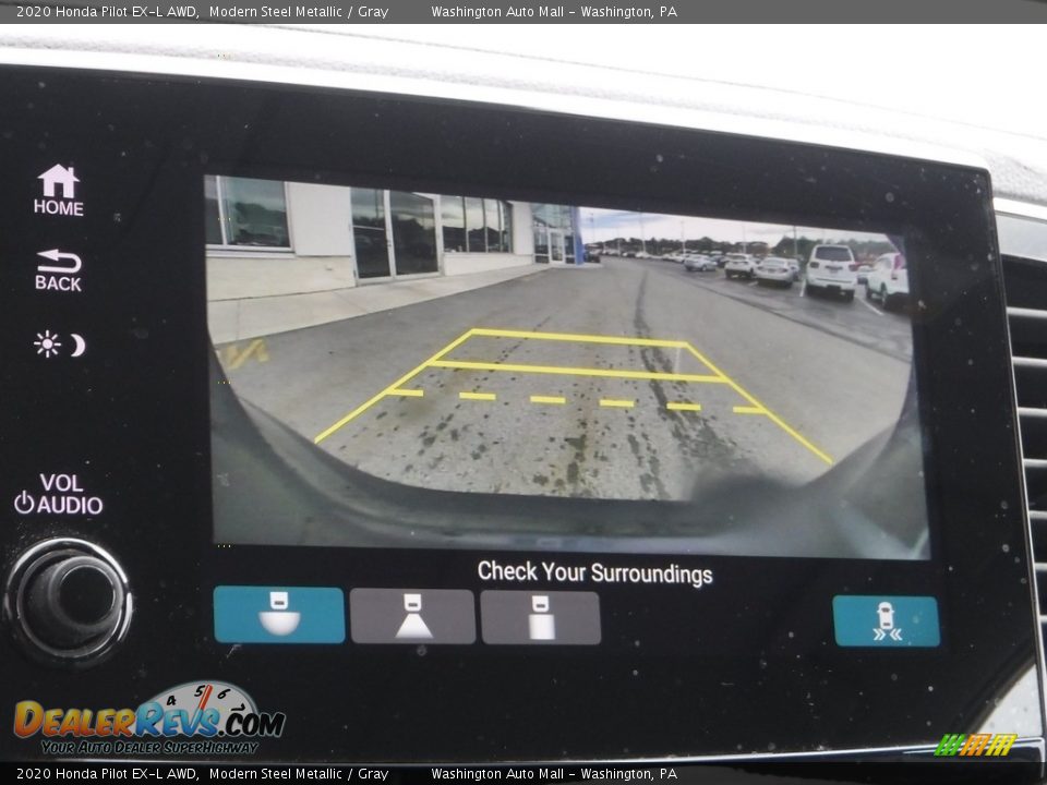 2020 Honda Pilot EX-L AWD Modern Steel Metallic / Gray Photo #23