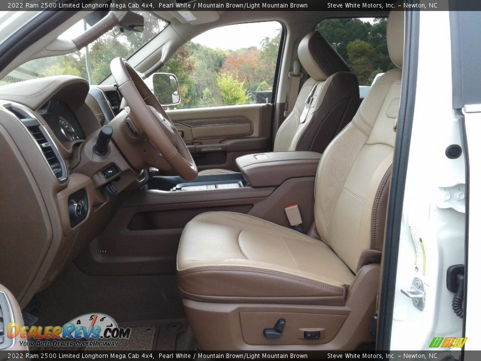 Mountain Brown/Light Mountain Brown Interior - 2022 Ram 2500 Limited Longhorn Mega Cab 4x4 Photo #13