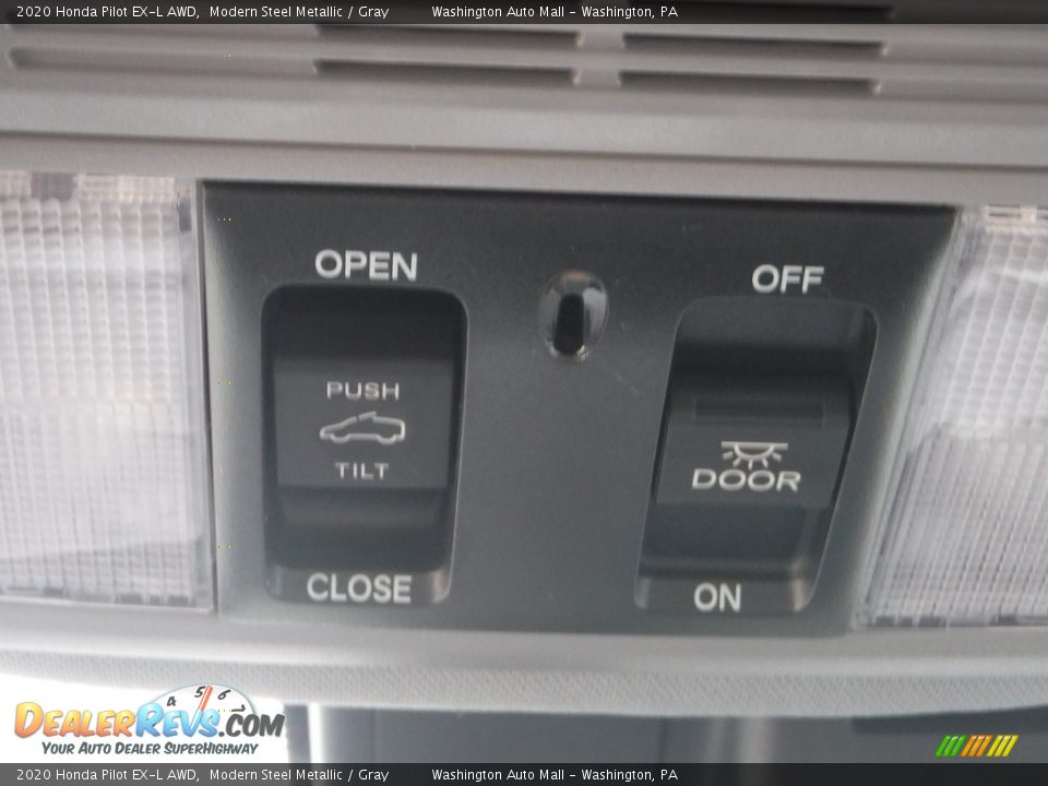 2020 Honda Pilot EX-L AWD Modern Steel Metallic / Gray Photo #28