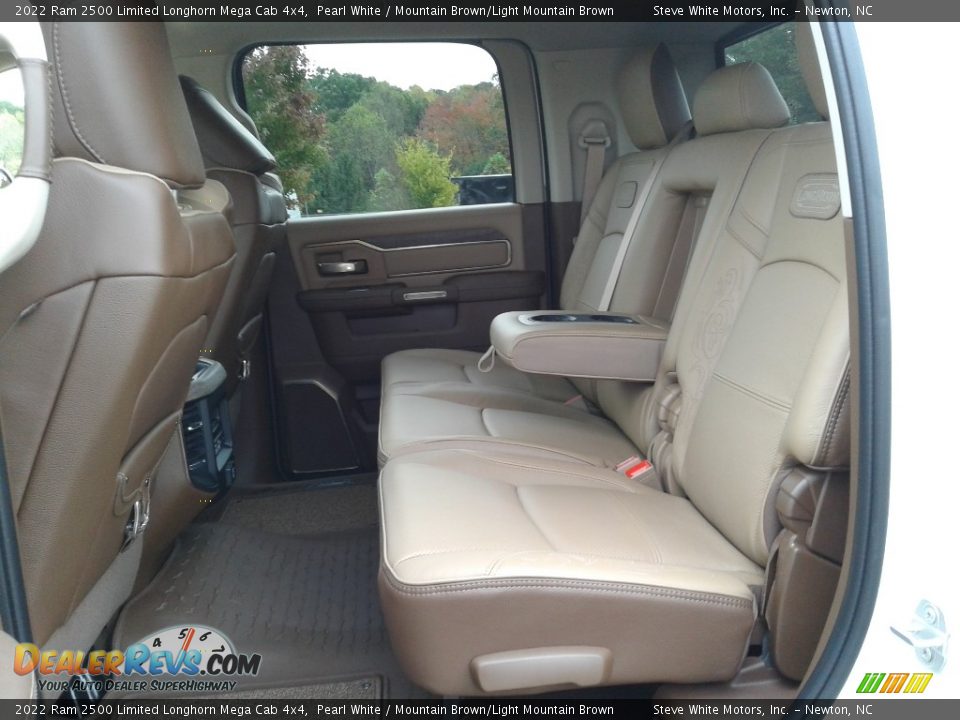 Rear Seat of 2022 Ram 2500 Limited Longhorn Mega Cab 4x4 Photo #16