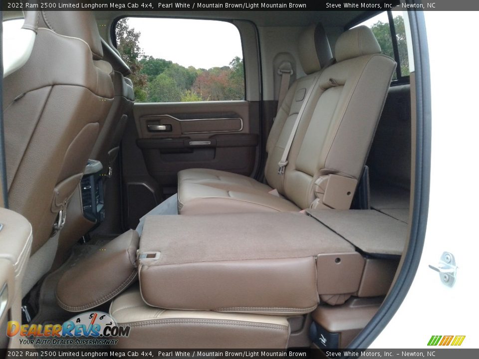 Rear Seat of 2022 Ram 2500 Limited Longhorn Mega Cab 4x4 Photo #17