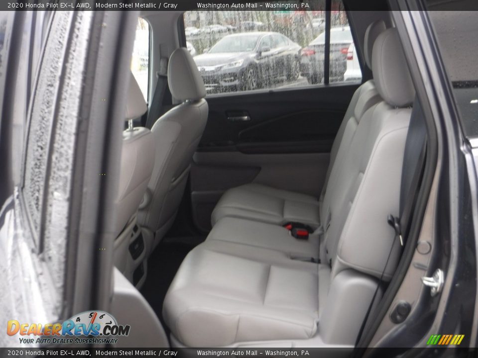 2020 Honda Pilot EX-L AWD Modern Steel Metallic / Gray Photo #30