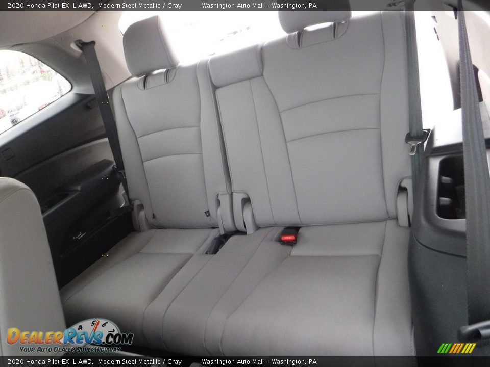 2020 Honda Pilot EX-L AWD Modern Steel Metallic / Gray Photo #31