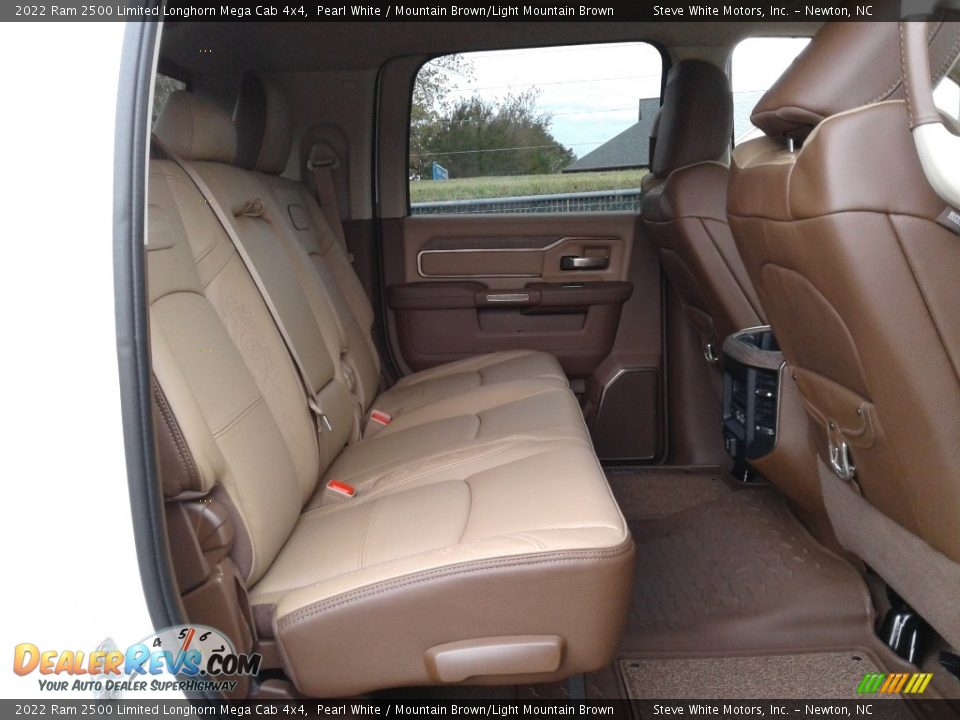 Rear Seat of 2022 Ram 2500 Limited Longhorn Mega Cab 4x4 Photo #19