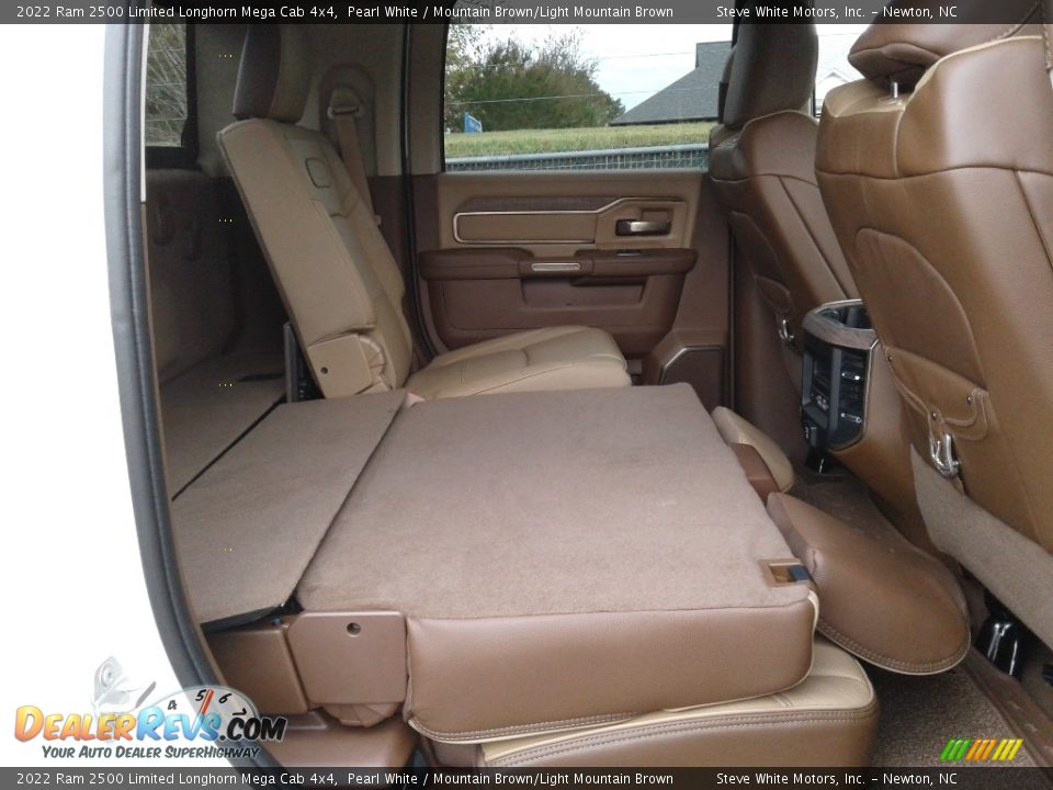 Rear Seat of 2022 Ram 2500 Limited Longhorn Mega Cab 4x4 Photo #20