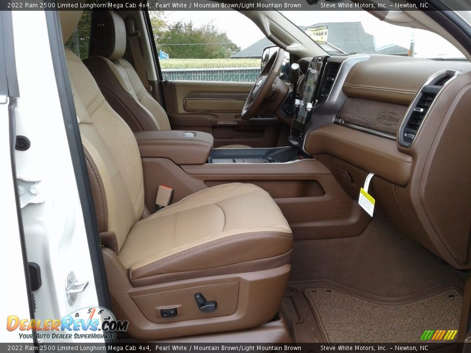 Front Seat of 2022 Ram 2500 Limited Longhorn Mega Cab 4x4 Photo #21