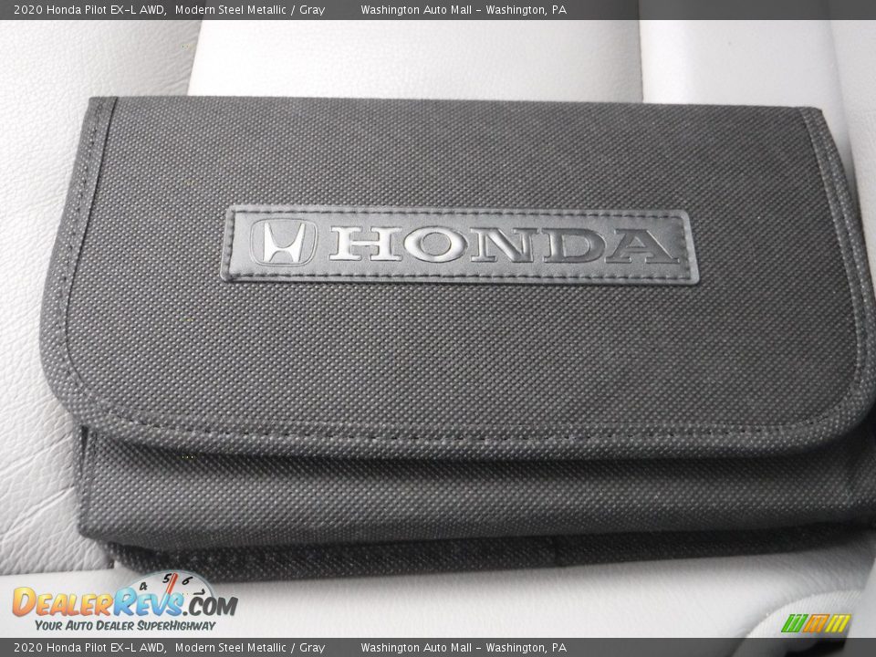 2020 Honda Pilot EX-L AWD Modern Steel Metallic / Gray Photo #35