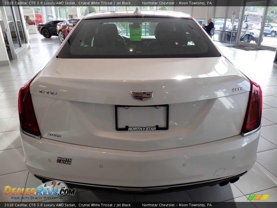 2018 Cadillac CT6 3.6 Luxury AWD Sedan Crystal White Tricoat / Jet Black Photo #5