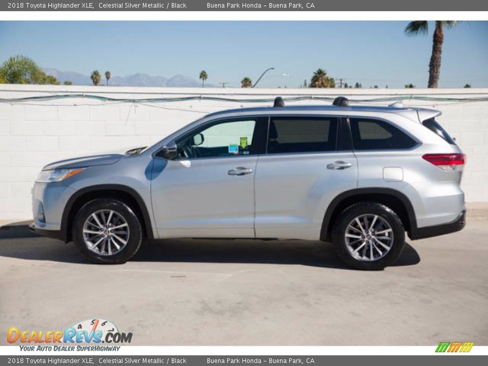 2018 Toyota Highlander XLE Celestial Silver Metallic / Black Photo #8