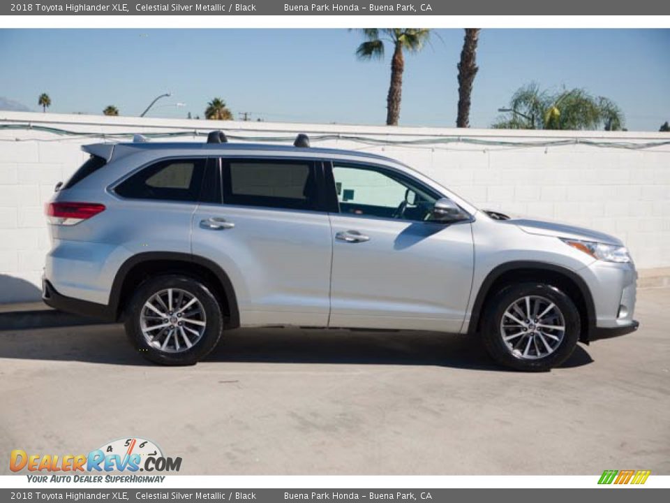 2018 Toyota Highlander XLE Celestial Silver Metallic / Black Photo #10