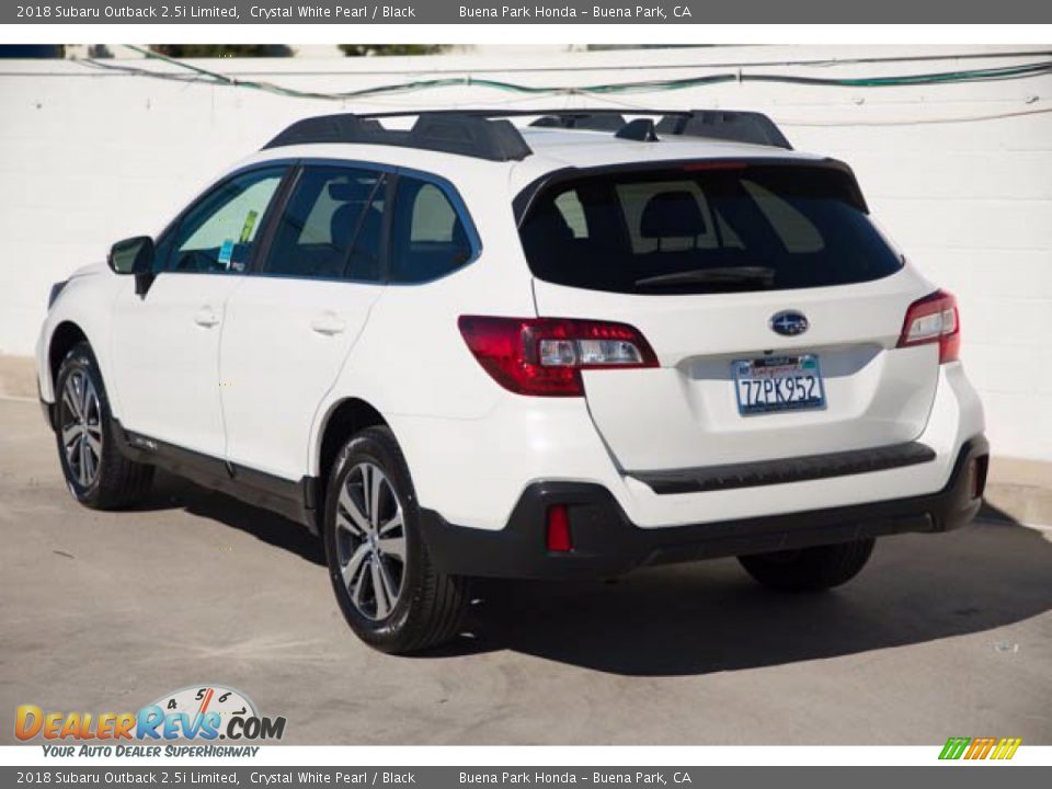 2018 Subaru Outback 2.5i Limited Crystal White Pearl / Black Photo #2