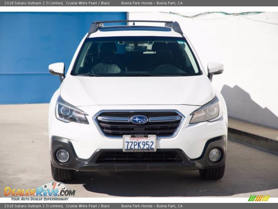 2018 Subaru Outback 2.5i Limited Crystal White Pearl / Black Photo #7