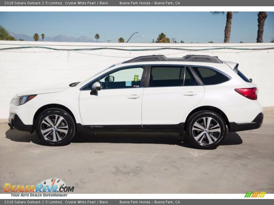 2018 Subaru Outback 2.5i Limited Crystal White Pearl / Black Photo #8