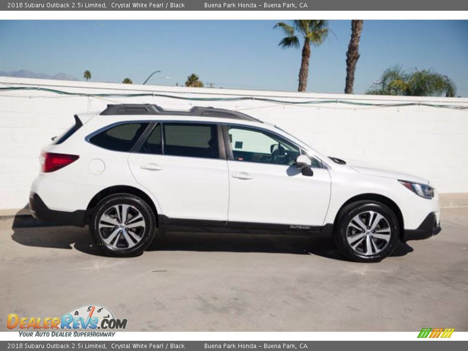 2018 Subaru Outback 2.5i Limited Crystal White Pearl / Black Photo #12