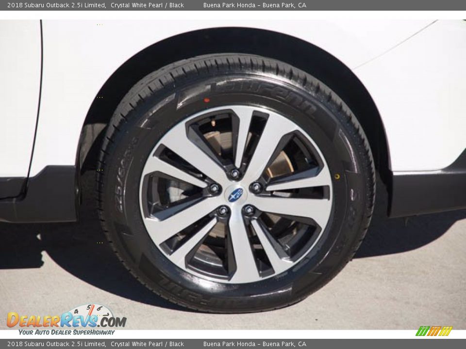 2018 Subaru Outback 2.5i Limited Crystal White Pearl / Black Photo #35
