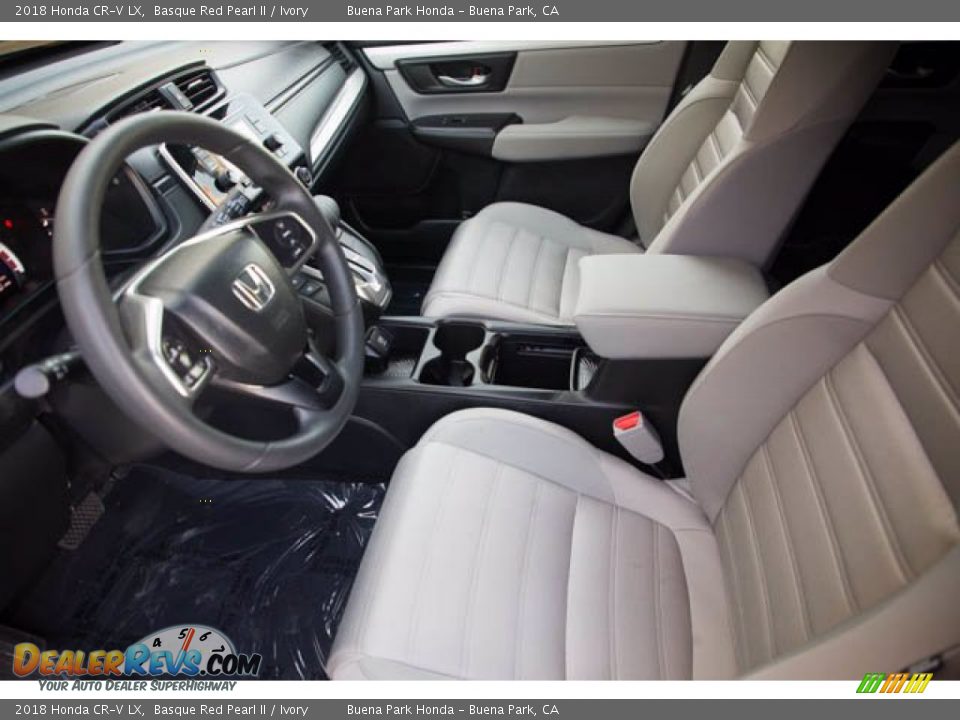 2018 Honda CR-V LX Basque Red Pearl II / Ivory Photo #3