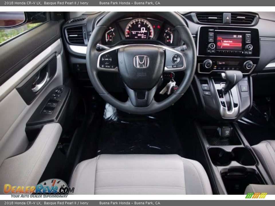 2018 Honda CR-V LX Basque Red Pearl II / Ivory Photo #5
