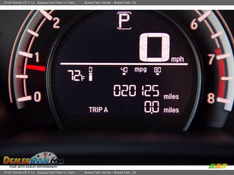 2018 Honda CR-V LX Basque Red Pearl II / Ivory Photo #6